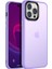 Iphone 14 Pro Telefon Kılıfı Için 6.1 Inç Anti-Güz Mat Anti-Anteler Tpu+Pc Hafif Ince Lens Koruması Geri Kapak Işık Mor Mor (Yurt Dışından) 1