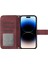 Iphone 14 Pro Telefon Kılıfı Için Baskılı Sunflower HT04 Stand Cüzdan Cilt Touch Pu Deri Iç Tpu Kapak Omuz Askılı-Karanlık Kırmızı (Yurt Dışından) 4