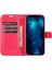 Iphone 14 Pro Telefon Kılıfı Için Flip Cüzdan Kılıfı 6.1 Inç Şok Geçirmez Pu Deri Manyetik Kapatma Tam Koruma Telefon Kapağı Stand-Red'i Görüntüleme (Yurt Dışından) 2