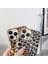 Iphone 14 Pro Telefon Kılıfı Için 6.1 Inç Deri Kaplamalı Tpu Kılıf Elektrokaplama Leopar Desen Anti-Drop Koruma Telefon Kapağı-Altın (Yurt Dışından) 3