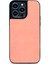 Iphone 14 Pro Shockroof Telefon Kılıf Anti-Fall Pu Deri Kaplamalı Tpu Telefon Kapak Pembe (Yurt Dışından) 1