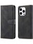 Iphone 14 Pro Telefon Kılıfı Için 6.1 Inç Anti-Drop Pu Deri Cüzdan Kılıfı Manyetik Kapatma Stand Şok Geçirmez Koruyucu Telefon Flip Cover-Black (Yurt Dışından) 1