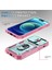 Iphone 14 Pro Telefon Kılıfı 6.1 Inç Aşınmaya Dayanıklı Pc+Tpu Sürgülü Kamera Lens Kapak Tasarım Kickstand/card Slot-Green/pink ile Şok Önleme Kılıfı (Yurt Dışından) 2