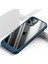 Iphone 14 Pro Için Yumuşak 6.1 Inç Clear Pc+Yumuşak Tpu Çizgiye Döküm Anti-Kılavuzu Kapak Telefon Geri Kılıf Mavisi (Yurt Dışından) 3