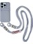Iphone 14 Pro Drop Anti-Drop Sıvı Silikon Telefon Kapağı Kart Yuvası Strap-Grey (Yurt Dışından) 1