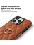 Iphone 14 Pro 14 Pro Telefon Kılıf Tutucu Için Kickstand Pu Deri Kaplamalı Tpu Rhombus Izgara Deseni Baskılı Anti-Çizelge Geri Kapak Kahverengi (Yurt Dışından) 4