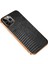 Iphone 14 Pro Fone Case Anti-Fall Elektraplama Şok Geçirmez Kasa Orijinal Deri Kaplamalı Tpu Kertenkele Texture-Black ile Arka Kapak (Yurt Dışından) 1