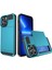 Iphone 14 Pro Telefon Kılıfı Için 6.1 Inç Kayan Kart Tutucu Pürüzsüz Yüzey Pc+Tpu Hibrit Telefon Kabuk Işık Mavi (Yurt Dışından) 1