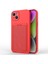 Iphone 14 Tpu+ Pc Slim Slip Slip Damlalı Damla Damalı Telefon Kapağı Sürgülü Kart Yuvası Kırmızısı (Yurt Dışından) 1
