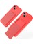 Iphone 14 Tpu+ Pc Slim Slip Slip Damlalı Damla Damalı Telefon Kapağı Sürgülü Kart Yuvası Kırmızısı (Yurt Dışından) 3