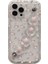 Iphone 14 Pro Çiçek Desenli Telefon Kılıfı Yumuşak Tpu Çiçek Dekor Zinciri ile Temiz Telefon Kapağı (Yurt Dışından) 1