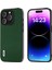 Iphone 14 Pro Koruyucu Kabuk Litchi Doku Dergi Deri+Pc+Tpu Telefon Kılıf Yeşil (Yurt Dışından) 1