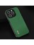 Iphone 14 Pro Koruyucu Kabuk Litchi Doku Dergi Deri+Pc+Tpu Telefon Kılıf Yeşil (Yurt Dışından) 3