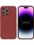 Iphone 14 Pro Telefon Kılıfı Için Çizgiye Döküm Anti Telefon Geri Kılıf Çift Taraflı Mat Yumuşak Tpu Karşı Parçayı Anti-Fingerprint Telefon Kapak-Dark Kırmızı (Yurt Dışından) 1