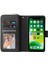 Iphone 14 Telefon Kasası Pu Deri Manyetik Kapatma Çanta Fermuarı Cep Kılıfı Stand 9 Kart Tutucu Yuvaları Strap-Black ile Cüzdan Telefon Kapağı (Yurt Dışından) 2