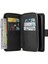 Iphone 14 Telefon Kasası Pu Deri Manyetik Kapatma Çanta Fermuarı Cep Kılıfı Stand 9 Kart Tutucu Yuvaları Strap-Black ile Cüzdan Telefon Kapağı (Yurt Dışından) 3