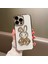 Iphone 14 Pro Telefon Kılıfı Için Güzel Quicksand Tavşan Tasarımı Geri Kılıf Elektrapan Tpu Tpu Anti-Çizelge Kapağı Temperli Cam Lens Film-Gold (Yurt Dışından) 1