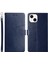 Iphone 14 Pro Telefon Kılıfı Için 6.1 Inç Çok Yönlü Şok Geçirmez Cep Telefonu Kapağı Pu Deri Y Şekilli Çizgiler, Cüzdan Standı Telefon Kasası Mavisi (Yurt Dışından) 1