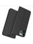 Iphone 14 Pro Fone Case Pu Deri Kart Yuvası Stand Gizli Manyetik Emilim Şok Geçirmez Koruyucu Kapak-Siyah (Yurt Dışından) 1