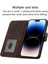 Iphone 14 Pro Telefon Kılıfı Için Baskılı Rhombus ve Lines Stand Pu Derisi+Tpu Telefon Cüzdan Kapağı Kayış-Brown (Yurt Dışından) 3