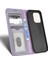 Iphone 14 Pro 14 Pro Telefon Kılıfı Için Izgara Doku Pu Deri Stand Kılıfı Manyetik Otomatik Ahmed Folio Flip Cep Telefon Cüzdan Kapak Işık Mor (Yurt Dışından) 4