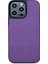 Iphone 14 Pro Fone Case Için Koruyucu Vaka Şok Geçirmez Anti-Fall Pu Deri Kaplamalı Tpu Telefon Kapak Morası (Yurt Dışından) 1