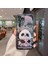 Iphone 14 Pro Flo Telefon Vaka Deseni Için Baskı Süt Tea Panda Temperli Cam+Tpu Lens Film-Black (Yurt Dışından) 4