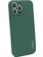 Iphone 14 Pro Fone Case Için Sıvı Silikon Anti-Fingerprint Hassas Kesim Düz Kenar Cep Telefonu Kapak-Dark Yeşil (Yurt Dışından) 1