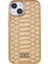 Iphone 14 Telefon Kasası Için Python Doku Pu Deri Kaplı Tpu Telefon Geri Kasa Elektrofüze Anti-Düşme Önleyici Anti-Çizik Kapak Sarı (Yurt Dışından) 3