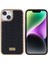 Iphone 14 Telefon Kasası Için Python Doku Pu Deri Kaplı Tpu Telefon Geri Kasa Elektrofüze Anti-Düşme Önleyici Anti-Çizik Kapak-Siyah (Yurt Dışından) 1