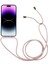 Iphone 14 Pro Tpu+Akrilik Koruyucu Telefon Kapağı, Kirkar-Rose Gold ile (Yurt Dışından) 3