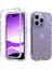 Iphone 14 Pro Telefon Kılıfı 6.1 Inç Aşınmaya Dayanıklı Şok Geçirmez Şeffaf Tpu+Pc Hibrid Defteri Gradient Renk Cep Telefonu Kabuğu Şefkatli (Yurt Dışından) 1