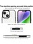 Iphone 14 Telefon Kasası Pu Deri+Tpu Baskılı Rhombus Izgara Desen Yüzük Tutucu Kickstand Telefon Kapak-Beyaz (Yurt Dışından) 3