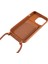 Iphone 14 Pro Fone Case Için Sıvı Silikon Kapak Kart Yuvası Strap-Brown (Yurt Dışından) 3