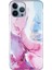 Iphone 14 Pro Telefon Kılıfı Tpu Kasası 6.1 Inç Imd Mermer Desen Damla Damla Koruma Iyi Korunmuş Cep Telefonu Kapak Pembe/mavi (Yurt Dışından) 1