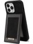 Iphone 14 Pro 14 Için Dikey Kart Tutucu Kickstand Telefon Kapağı 6.1 Inç Rfıd Engelleme Pu Deri+Tpu Telefon Kılıfı Black (Yurt Dışından) 1