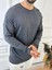 Yırtık Detaylı Lazer Kesim Triko Tişört Sweatshirt 2