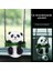 Panda Kolye Solma Yok Süslemeleri Sevimli Panda Dikiz Aynası Kolye Bambu Salıncak (Yurt Dışından) 1