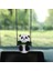 Panda Kolye Solma Yok Süslemeleri Sevimli Panda Dikiz Aynası Kolye Bambu Salıncak (Yurt Dışından) 3