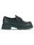 Yeşil Deri Kadın Loafer 01WZ1404 1