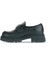 Yeşil Deri Kadın Loafer 01WZ1404 3