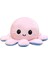 Luxix Çevirme Ahtapot Bebek Kızgın Yüz Değiştirme Çift Taraflı Ifade Çevirme Ahtapot Başlık Peluş Oyuncak Bebek 10CM (Yurt Dışından) 1