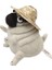 Dahe 15CM Shoes Sevimli Pug Peluş Oyuncak Çirkin Pug Köpek Bebek (Yurt Dışından) 1