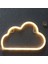 LED Neon Tabelalar Bulut Duvar Dekoratif Gece Lambası Yatak Odası Kızların Çocuk Odası Ev Dekoru Neon Işık Akülü ve USB Fişi (Necld) (Yurt Dışından) 4