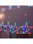 Yıldız LED Perde Işıkları, LED Top Dize Işıklar, 12 Led, Perde Işıkları, 8 Mod, Noel Ev Dekorasyonu, Yatak Odası, (Çok Renkli Fiş) (Yurt Dışından) 3
