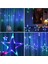 Yıldız LED Perde Işıkları, LED Top Dize Işıklar, 12 Led, Perde Işıkları, 8 Mod, Noel Ev Dekorasyonu, Yatak Odası, (Çok Renkli Fiş) (Yurt Dışından) 4
