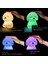 Köpek Gece Lambası Çocuklar, Kawaii Köpek Gece Lambası Çocuklar, Silikon Dokunmatik Gece Lambası Bebek, USB LED Işık Pille Çalışan (Yurt Dışından) 2
