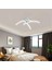 LED Tavan Lambası, Modern Tasarım Kavisli Tavan Avize Lambası, Oturma Odası Yatak Odası Yemek Odası Için 3 Kavisli Işık ile 18W (Soğuk Beyaz) (Yurt Dışından) 1