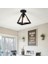 Endüstriyel Tavan Lambası E27 Retro Metal Sarkıt Yatak Odası Oturma Odası Için Siyah - Siyah Pagne (Yurt Dışından) 3