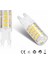 G9 LED Ampuller, Sıcak Beyaz 3000K 5W G9 LED Ampul, 40W 380 Lümen Halojen Ampullere Eşdeğerdir; Kısılamaz, 10'lu Set [enerji Sınıfı A+] |uhoh (Yurt Dışından) 3